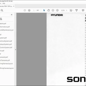 1991 Hyundai Sonata Shop Manual - PDF DOWNLOAD
