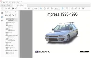1993-1996 Subaru Impreza Service Manual - PDF DOWNLOAD