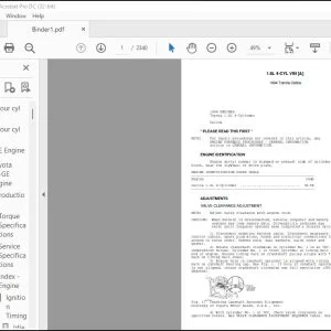 1994 Toyota Celica 1.8L 4-CYL VIN [A] Service Manual - PDF DOWLOAD