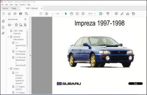 1997-1998 Subaru Impreza Service Manual - PDF DOWNLOAD