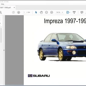 1997-1998 Subaru Impreza Service Manual - PDF DOWNLOAD