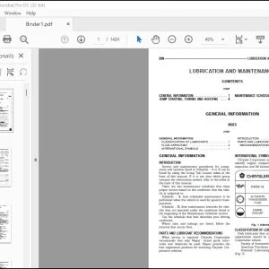 1998 Dodge Durango Complete Service Manual - PDF DOWNLOAD