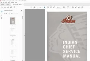 1999-2001 Indian Chief Motorcycle Service Manual - PDF DOWNLOAD