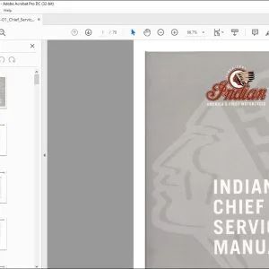 1999-2001 Indian Chief Motorcycle Service Manual - PDF DOWNLOAD