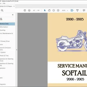 2000-2005 Harley Davidson FLST and FXST Softail Service Manual - PDF DOWNLOAD