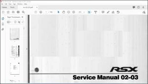 2002-2003 Acura RSX Service Manual - PDF DOWNLOAD