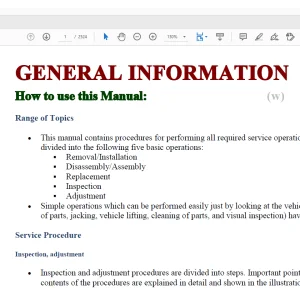 2002-2008 Mazda RX8 Service Manual - PDF DOWNLOAD