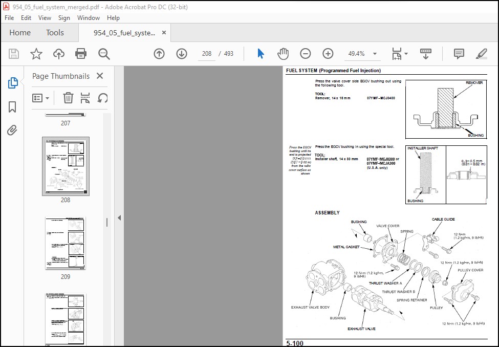 2002 Honda CBR954RR Service Manual - PDF DOWNLOAD - HeyDownloads ...