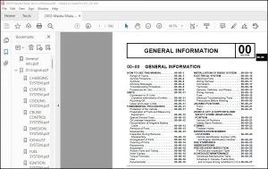 2002 Mazda Miata Service Manual - PDF DOWNLOAD