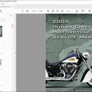 2003 Indian Chief Motorcycle Service Manual - PDF DOWNLOAD