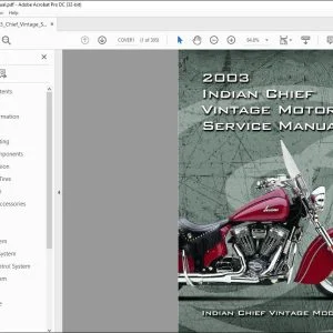 2003 Indian Chief Vintage Motorcycle Service Manual - PDF DOWNLOAD