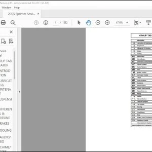 2005 Dodge-Mercedes Sprinter Service Manual - PDF DOWNLOAD