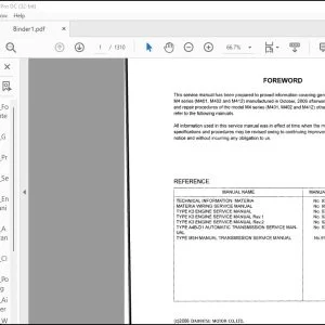 2006 Daihatsu M4 Series М401 М402 & М412 Service Repair Manual  - PDF DOWNLOAD