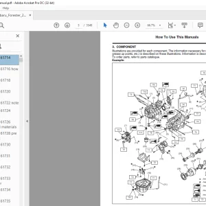 2007 Subaru Forester Service Manual - PDF DOWNLOAD