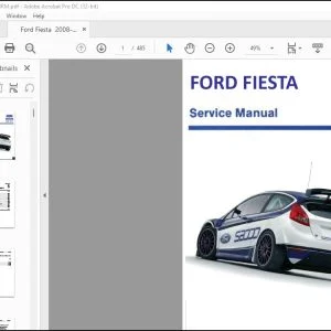 2008-2014 Ford Fiesta Body Service Manual (Section 5 only) - PDF DOWNLOAD