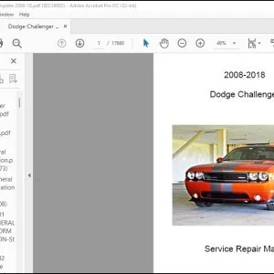 2008-2018 Dodge Challenger Complete Service Repair Manual - PDF DOWNLOAD