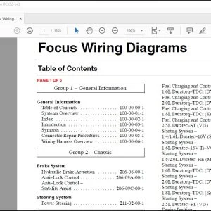 2008 Ford Focus ST C307 Wiring Diagram Manual - PDF DOWNLOAD