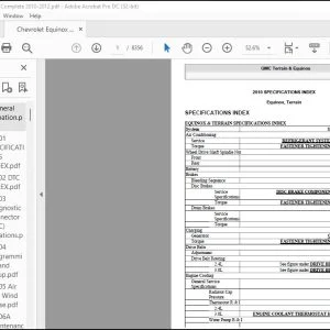 2010 Chevrolet GMC Terrain & Equinox Complete Service Manual - PDF DOWNLOAD