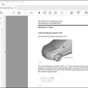 2013-2017 Ford Escape & Kuga Factory Service Manual - PDF DOWNLOAD