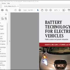 Battery technology for electric vehicles public science & private innovation Manual - PDF DOWNLOAD