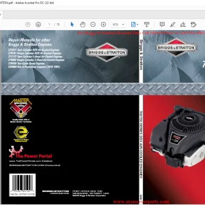 Briggs & Stratton 700-750 Series DOV Air-Cooled Engines Repair Manual - PDF DOWNLOAD
