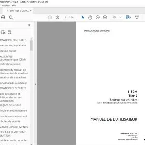 Case 1150M Tier 2 Bouteur sur chenilles MANUEL DE L’UTILISATEUR 48147746 - PDF DOWNLOAD (French)