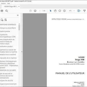 Case 1650M Stage IIIB Bouteur sur chenilles MANUEL DE L’UTILISATEUR 48149271 - PDF DOWNLOAD (French)