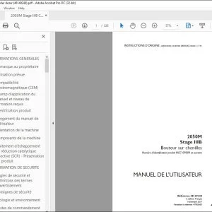 Case 2050M Stage IIIB Bouteur sur chenilles MANUEL DE L’UTILISATEUR 48149248 - PDF DOWNLOAD (French)
