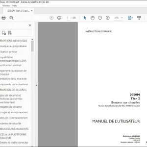 Case 2050M Tier 2 Bouteur sur chenilles MANUEL DE L’UTILISATEUR 48149240 - PDF DOWNLOAD (French)