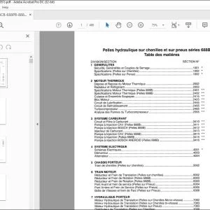 Case 688В 888В Pelles hydraulique sur chenilles et sur pneus - PDF DOWNLOAD (French)
