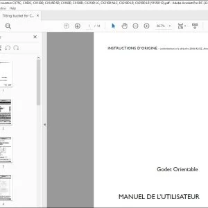 Case Godet Orientable MANUEL DE L’UTILISATEUR 51550112 - PDF DOWNLOAD (French)
