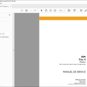Case ISM Tier 4 Moteur MANUEL DE SERVICE 47632296 - PDF DOWNLOAD (French)