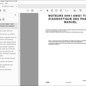 Case MOTEURS 6HK1-6WG1 TIER 3 DIAGNOSTIQUE DES PANNES MANUEL - PDF DOWNLOAD (French)