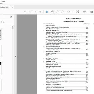 Case Pelle Hydraulique 50 Service Manual 7-84380 - PDF DOWNLOAD (French)