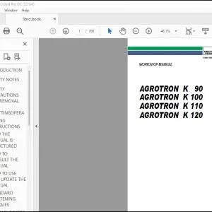 DEUTZ-FAHR AGROTRON K 90 AGROTRON K 100 AGROTRON K 110 AGROTRON K 120 Workshop Manual - PDF DOWNLOAD