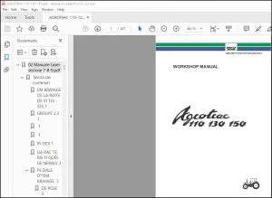 DEUTZ-FAHR Agrotrac 110 130 150 Workshop Manual - PDF DOWNLOAD