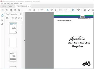 DEUTZ-FAHR Agrotron K90 K100 K110 K120 Profiline Workshop Manual - PDF DOWNLOAD