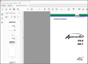 DEUTZ-FAHR Agrovector 26.6 30.7 Workshop Manual - PDF DOWNLOAD