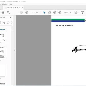 DEUTZ-FAHR Agrovector 26.6 30.7 Workshop Manual - PDF DOWNLOAD