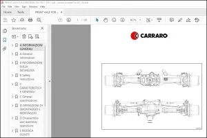 DEUTZ FAHR FRONT AXLE FOR AGROTRON 150-150.7-165.7 Workshop Manual - PDF DOWNLOAD