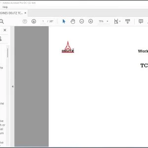 DEUTZ-FAHR TCD 2012 2V Workshop Manual 0312 1977 en - PDF DOWNLOAD