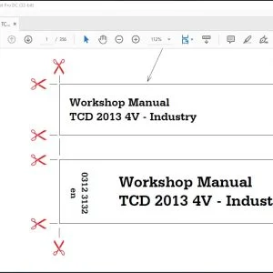 DEUTZ-FAHR TCD 2013 4V Industry Workshop Manual 0312 3132 en - PDF DOWNLOAD