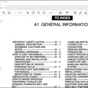 Daihatsu Copen Service Manual - PDF DOWNLOAD
