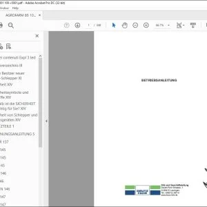 Deutz-Fahr AGROFORM 85 85GS 100 100GS Betriebsanleitung - PDF DOWNLOAD (Deutsch)