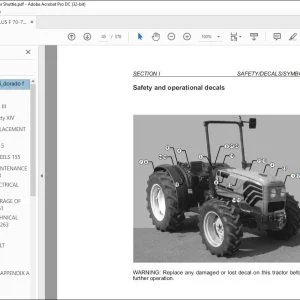 Deutz-Fahr AGROPLUS F70 F75 F90 F100 Use & Maintenance Manual - PDF DOWNLOAD