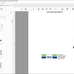 Deutz-Fahr Agrolux 77 87 97 LP 77 87 97 Use & Maintenance Manual - PDF DOWNLOAD