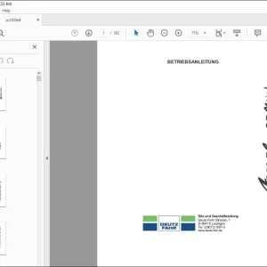 Deutz-Fahr Agroplus 95 New BETRIEBSANLEITUNG  – PDF DOWNLOAD (Deutsch)