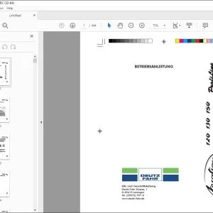 Deutz-Fahr Agrotron 120 130 150 150.7 165.7 180.7 Profiline BETRIEBSANLEITUNG – PDF DOWNLOAD (Deutsch)