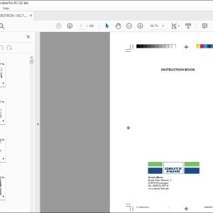 Deutz-Fahr Front Loaders series L35H - L50H for Agrotron 120-130-150 INSTRUCTION BOOK MANUAL - PDF DOWNLOAD