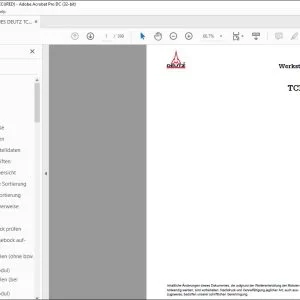 Deutz-Fahr TCD 2012 2V Werkstatthandbuch 0312 1975 de – PDF DOWNLOAD (Deutsch)